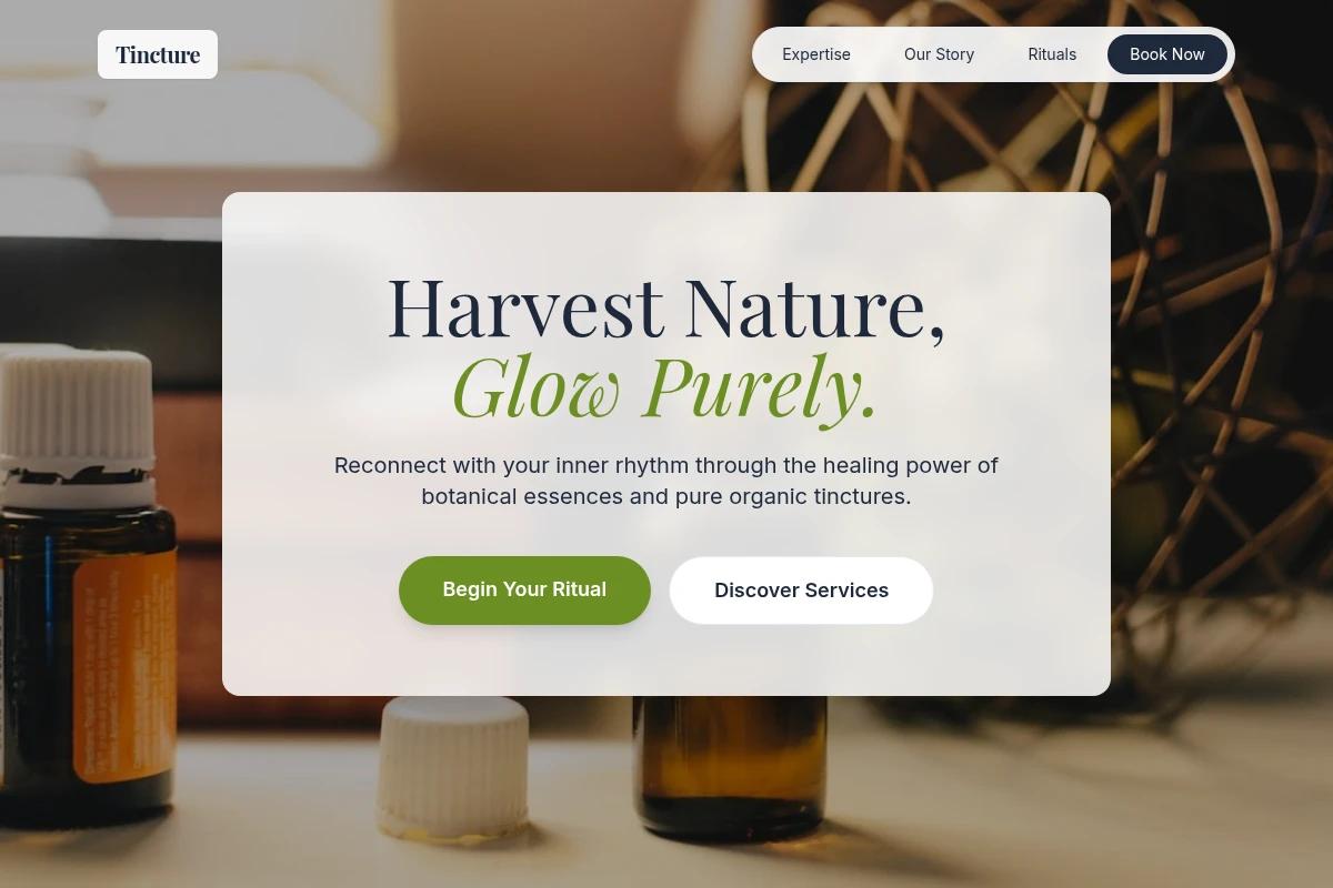 Tincture Aromatherapy Wellness Parlor