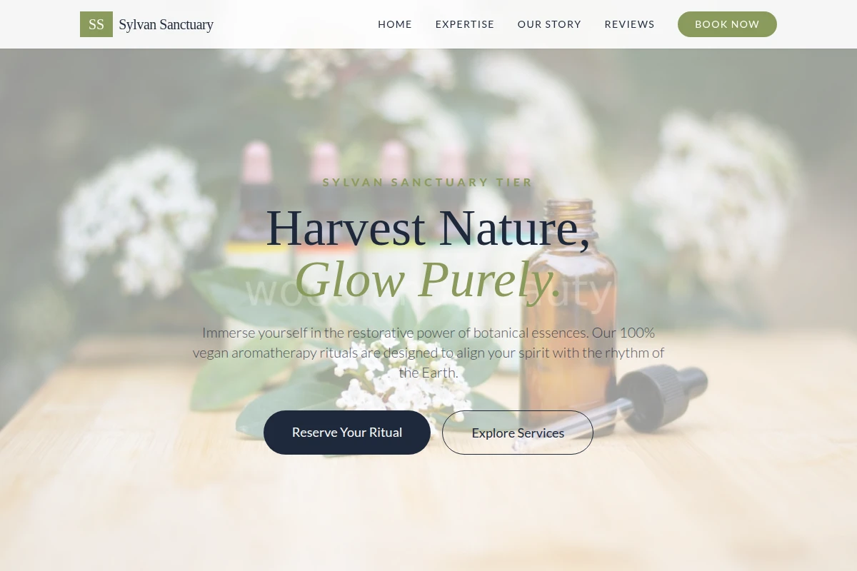 Vegan Aromatherapy Wellness Parlor