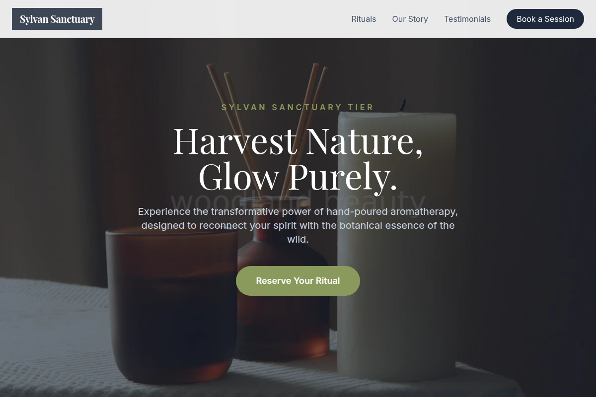 Hand-Poured Aromatherapy Wellness Parlor