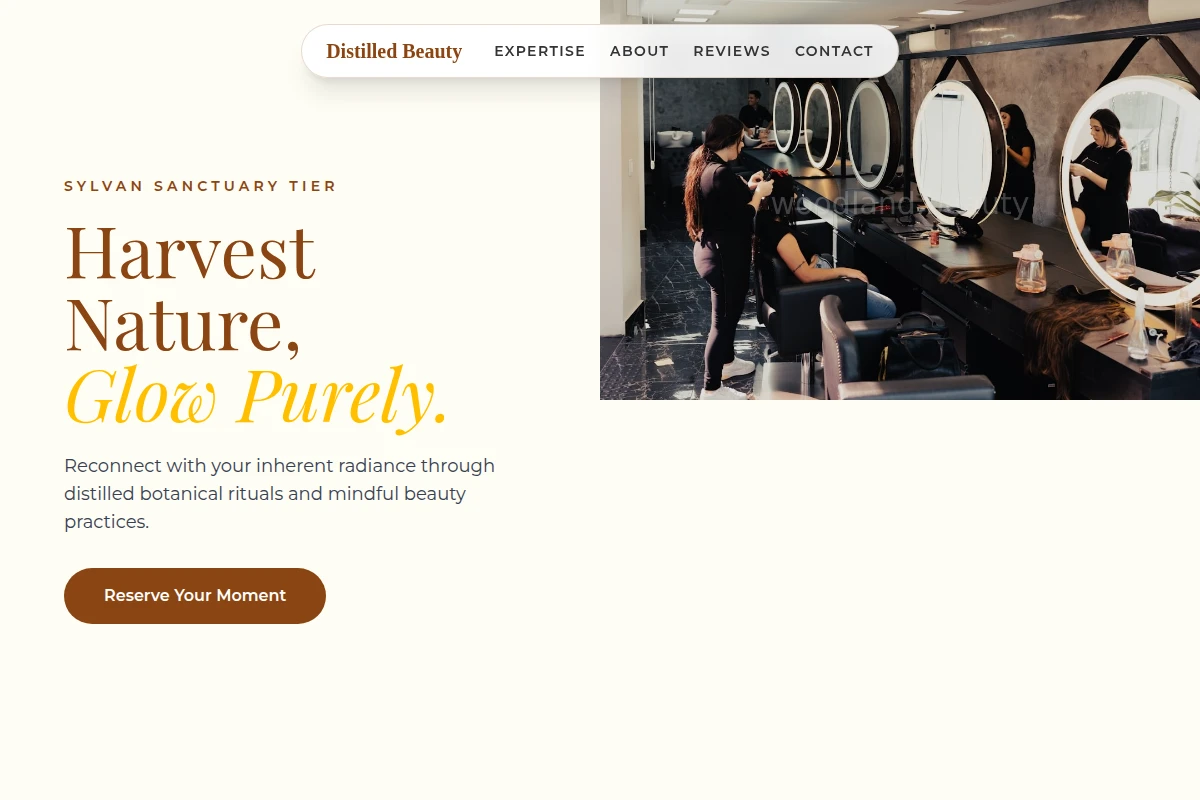 Distilled Beauty Salon