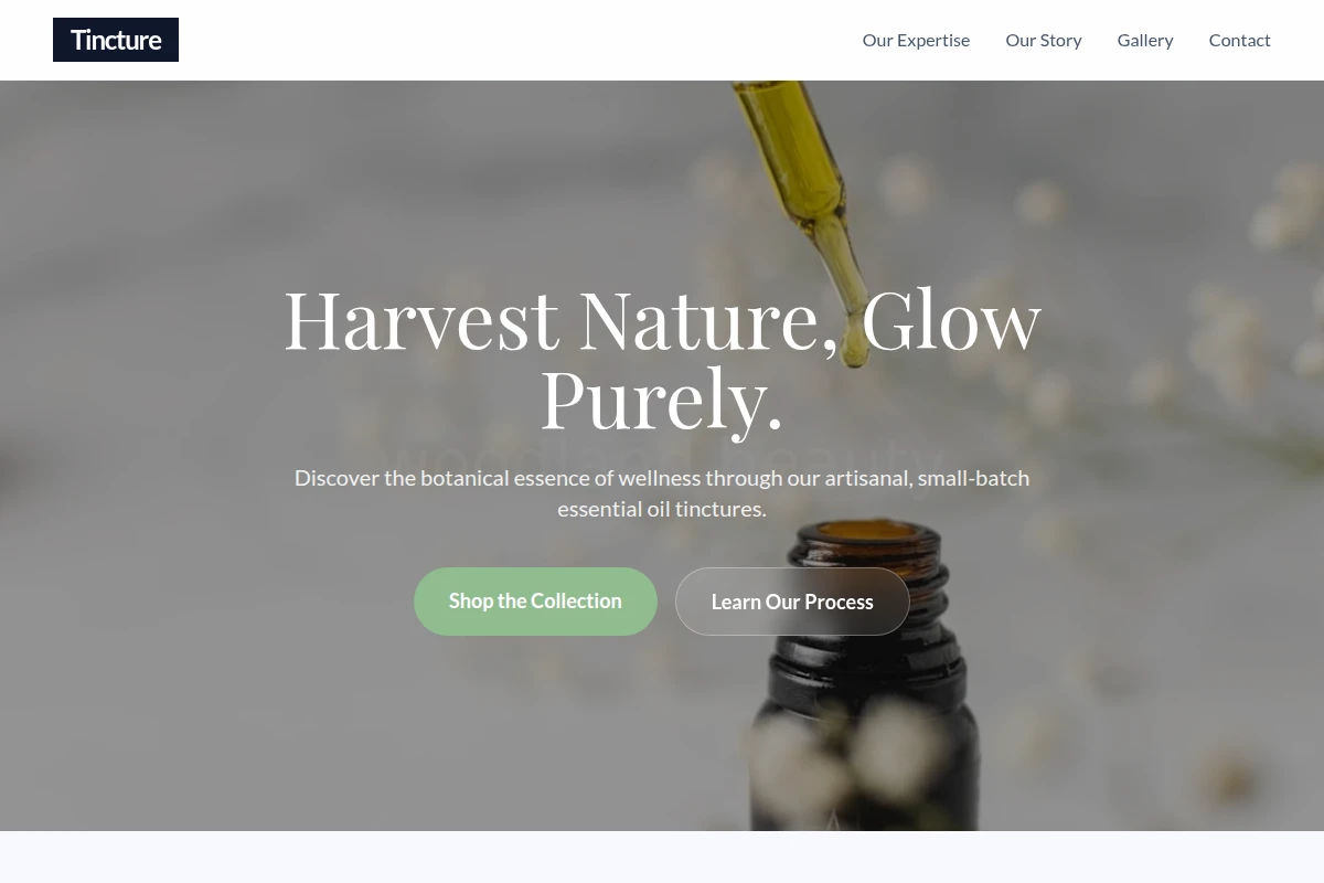 Tincture Essential Oil