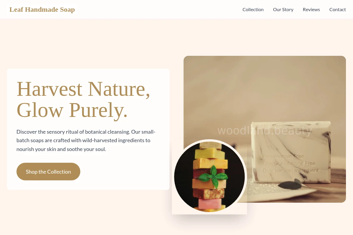 Leaf Handmade Soap