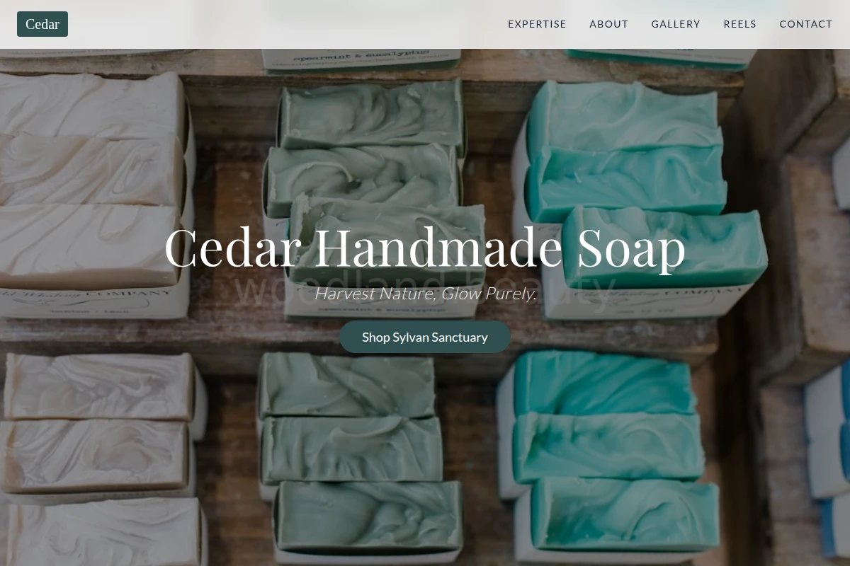 Cedar Handmade Soap
