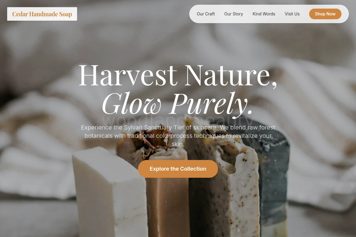Cedar Handmade Soap