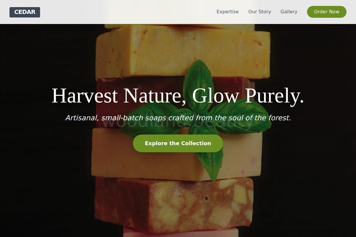 Cedar Handmade Soap